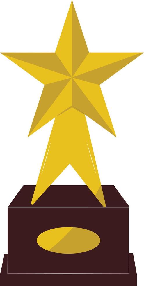 Gold Cup Award Icon. Winning Symbol for Sports Tournament. Illustration vector