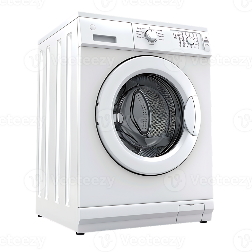 washing machine, presented alone against a transparent background png