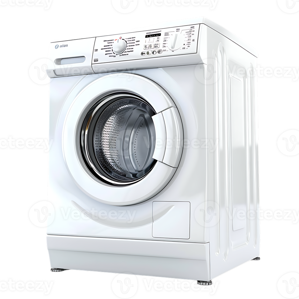 washing machine, presented alone against a transparent background png