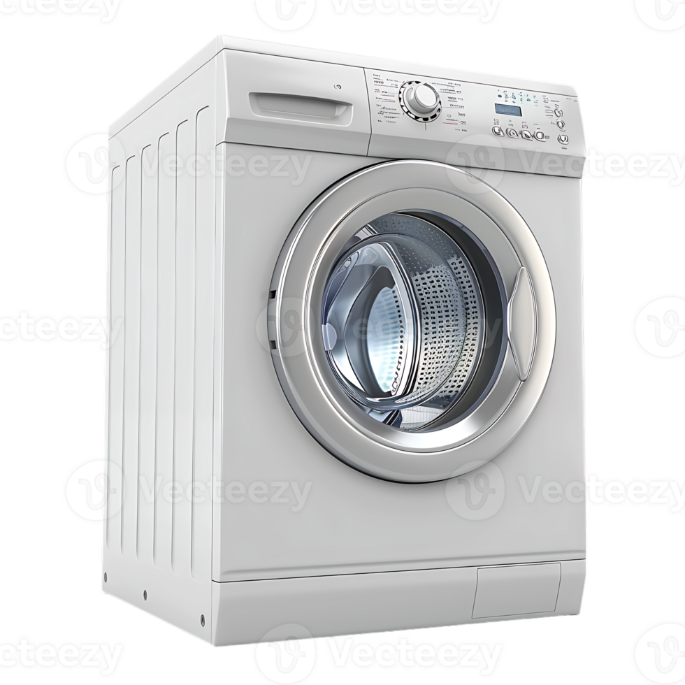 washing machine, presented alone against a transparent background png