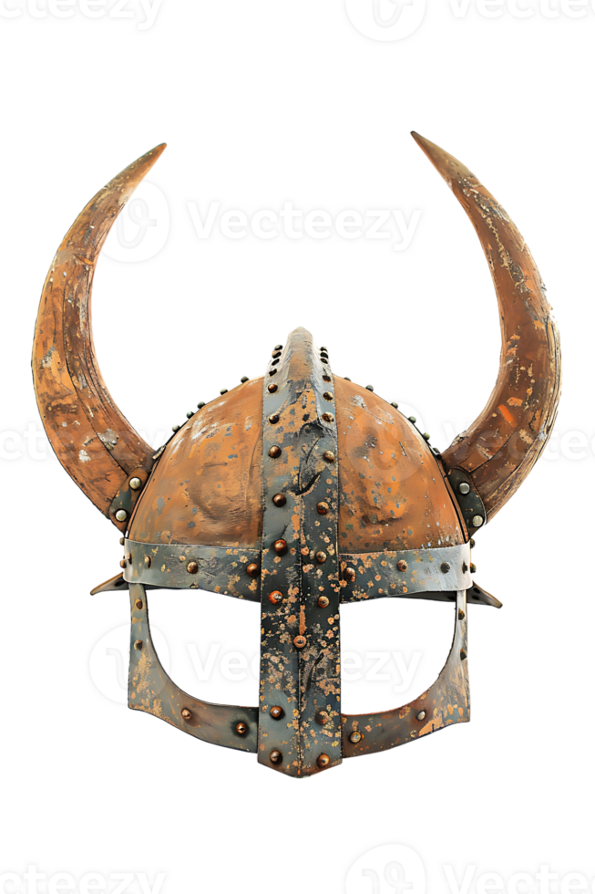 Viking helmet alone against transparent backdrop png