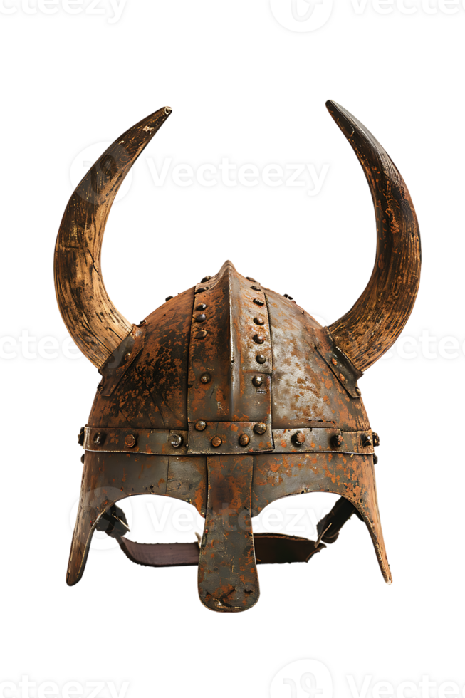 Viking helmet alone against transparent backdrop png