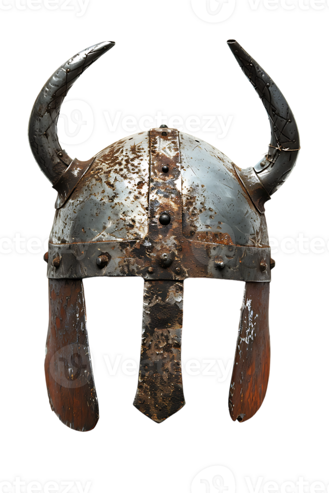 Viking helmet alone against transparent backdrop png