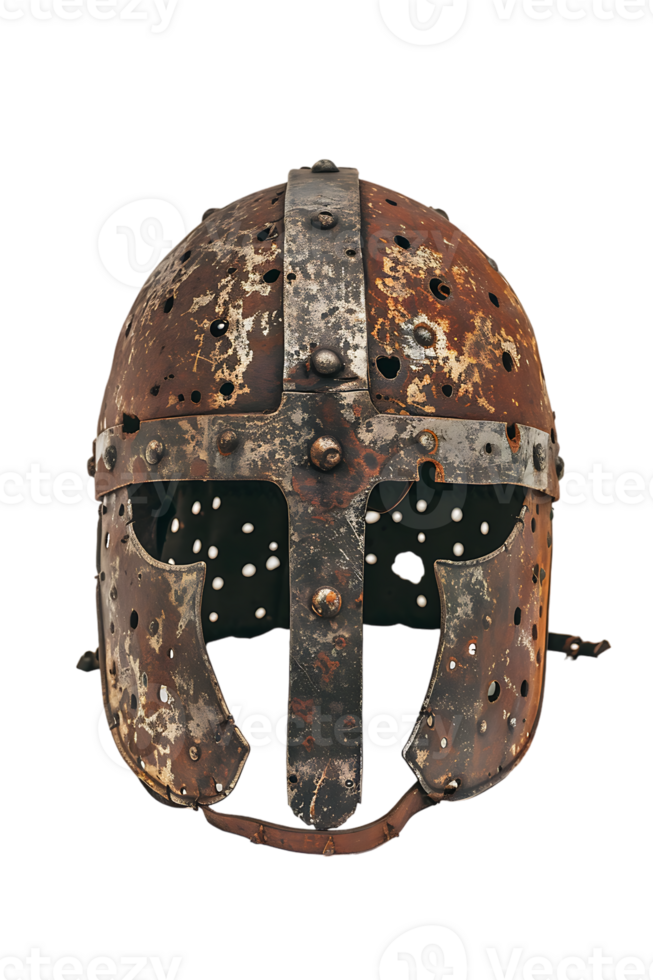 Viking helmet alone against transparent backdrop png