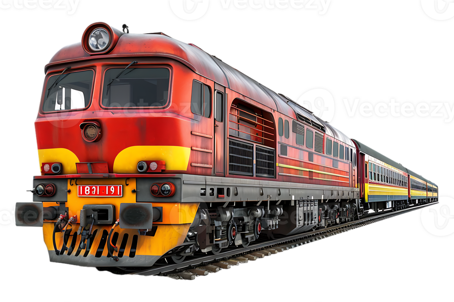 train, set against a transparent background png