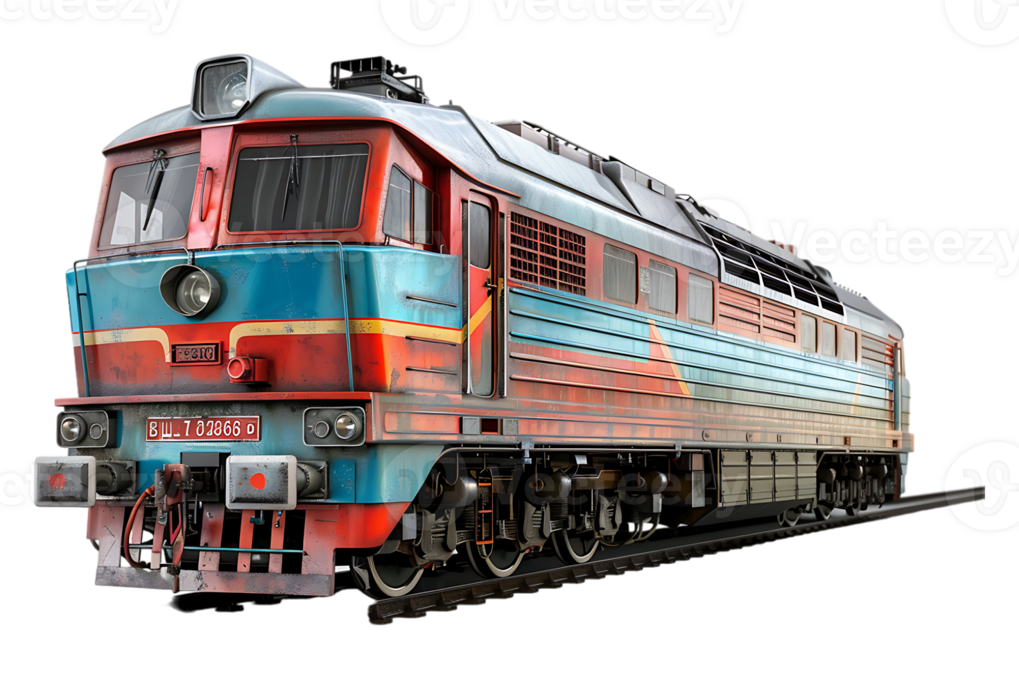 train, set against a transparent background png