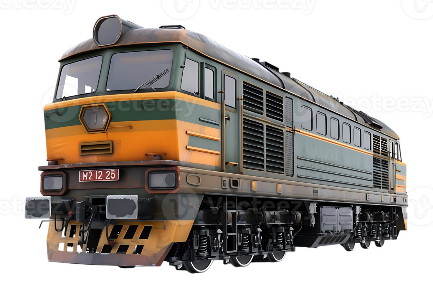 train, set against a transparent background png