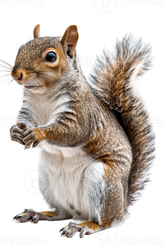 squirrel all alone on a transparent background png