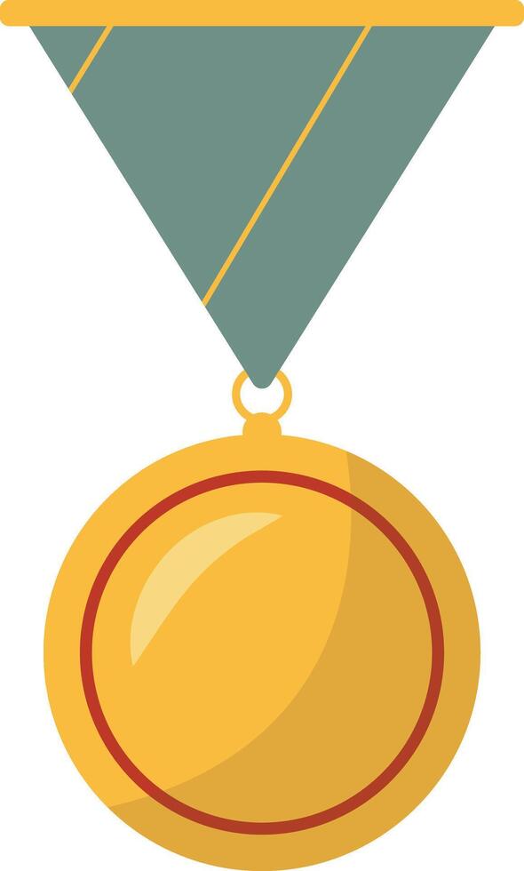 Gold Cup Award Icon. Illustration in Cartoon Concept. Isolated on White Background. vector