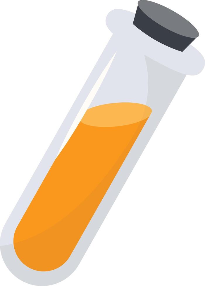 Magic Bottle Potion with Liquid. Isolated on White Background. Illustration in Cartoon Design Concept. vector