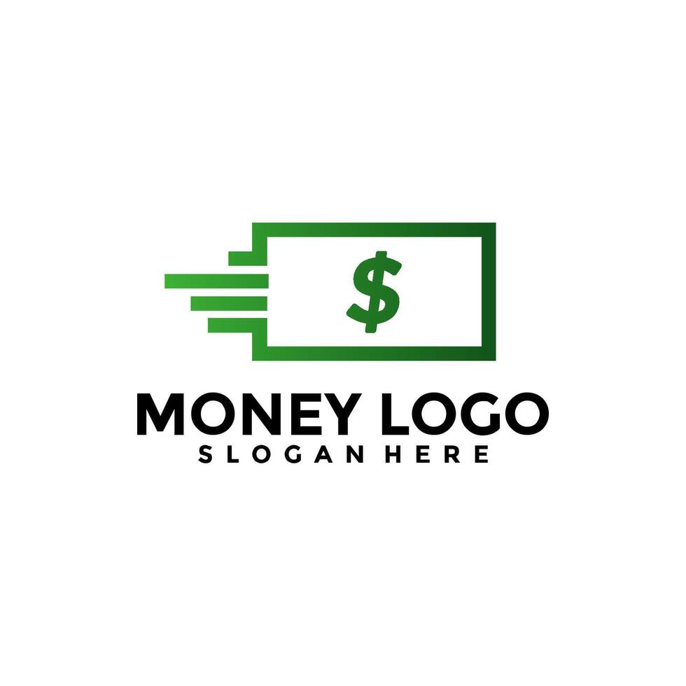 Fast Money Logo Template Design. Fast Pay Logo . vector