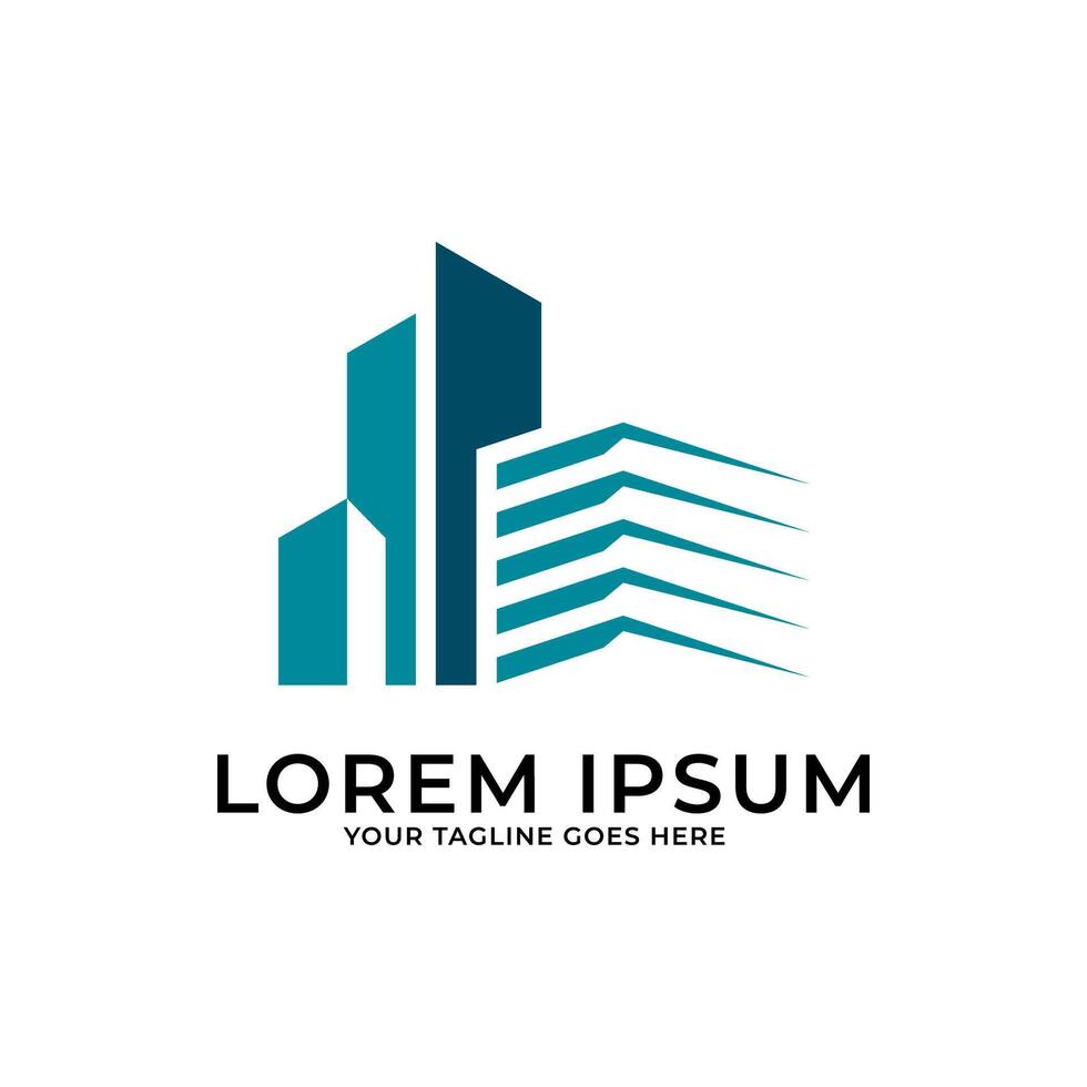 Building construction Logo Design Template. Architecture logo illustration concept vector