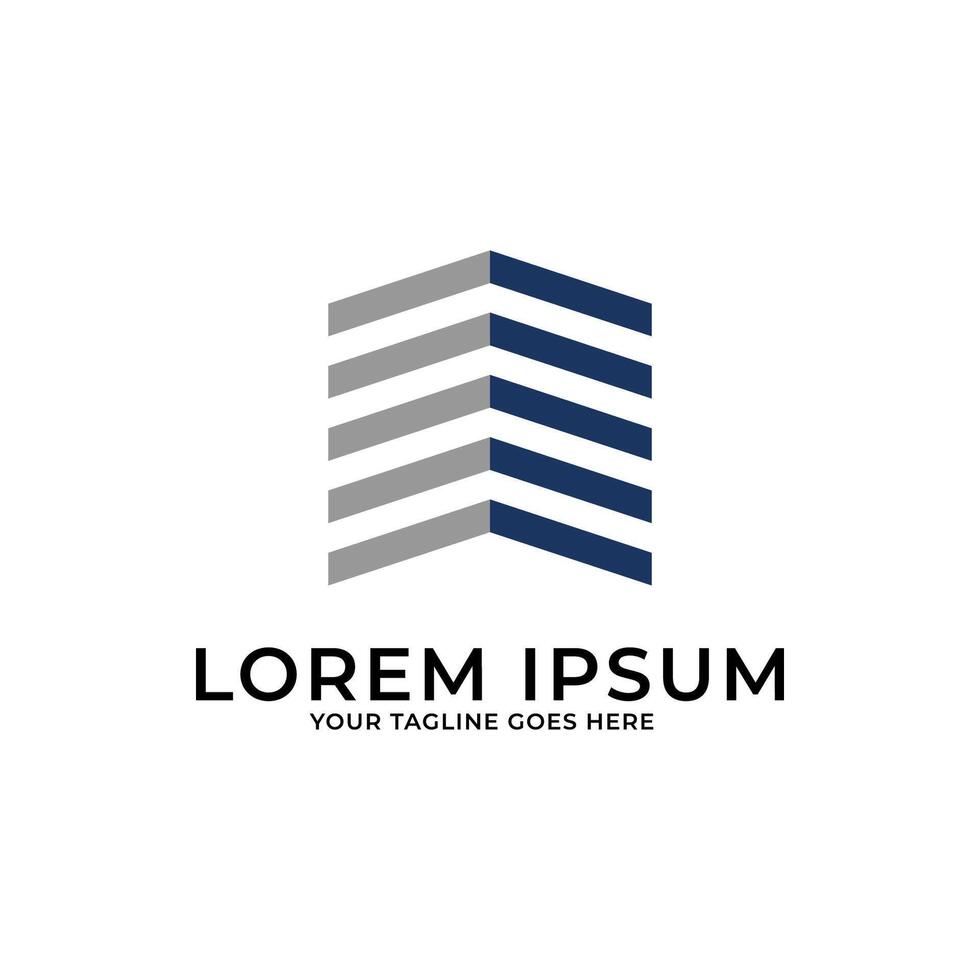 Building construction Logo Design Template. Architecture logo illustration concept vector