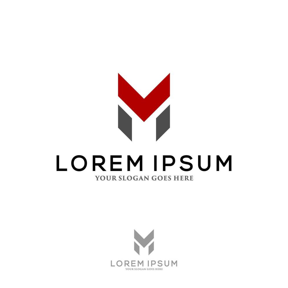 Letter M logo , icon design template elements vector
