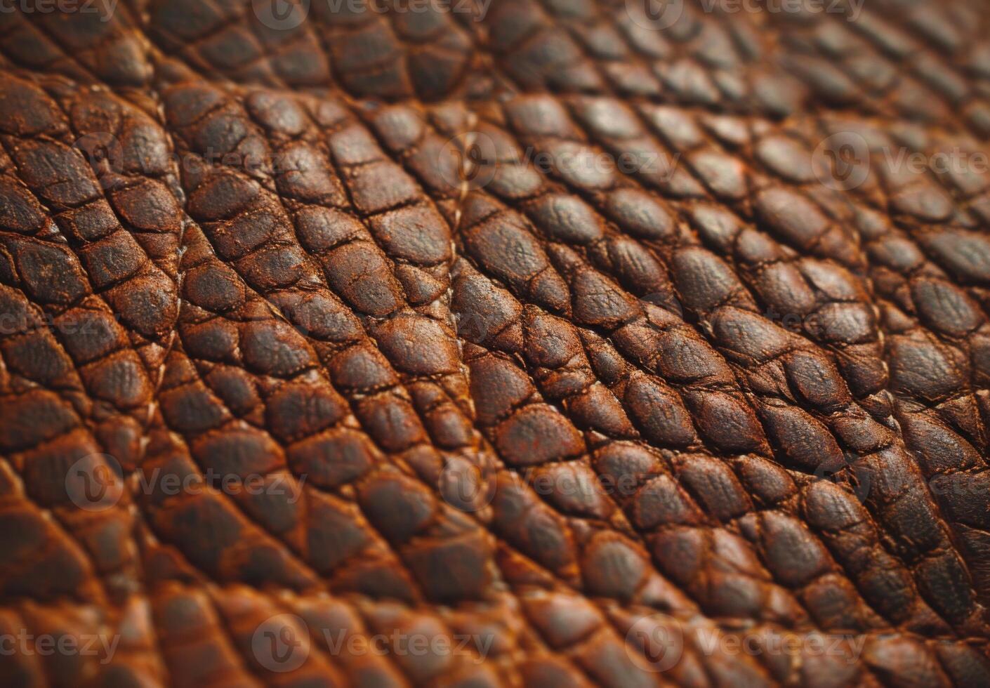 Extreme close-up macro photography of the fine texture of a leather surface photo