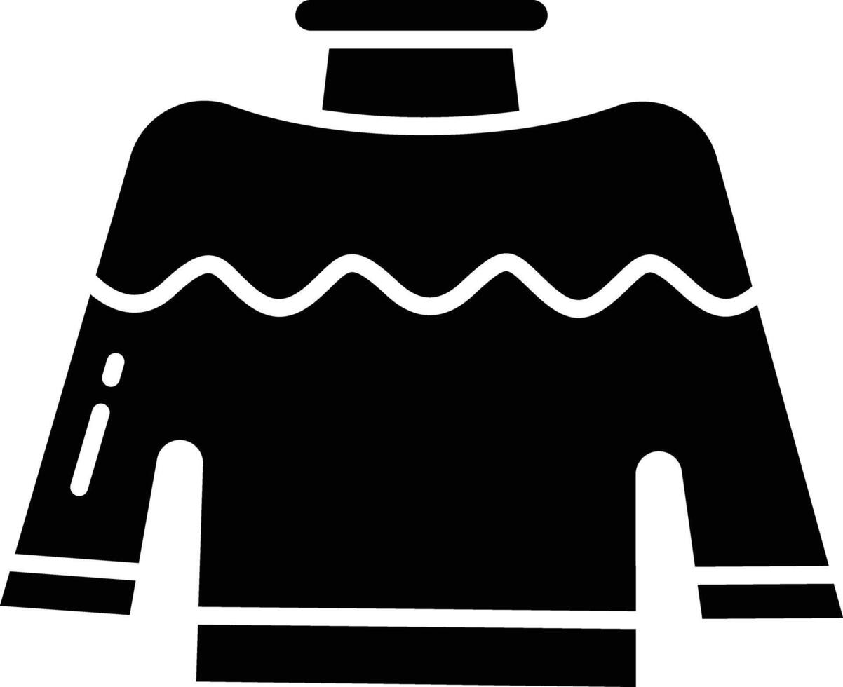 Off Shoulder Top solid glyph illustration vector