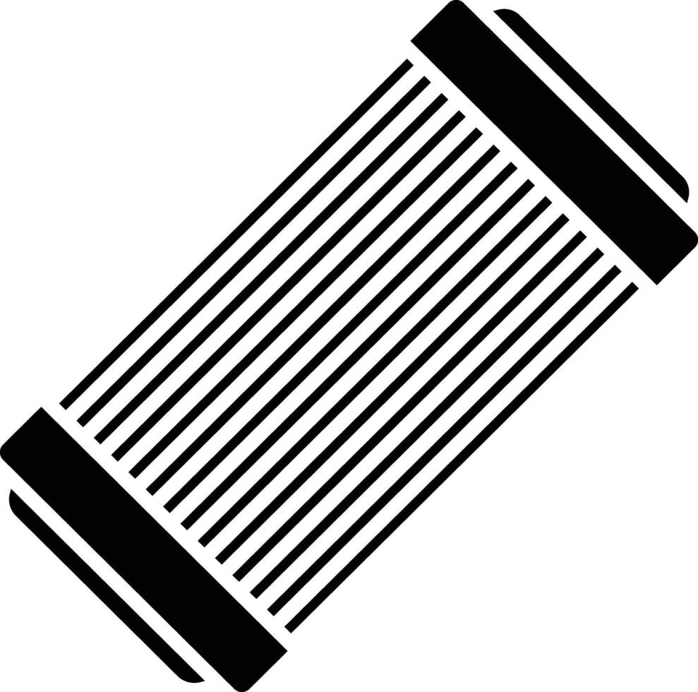 Air Filter solid glyph illustration vector
