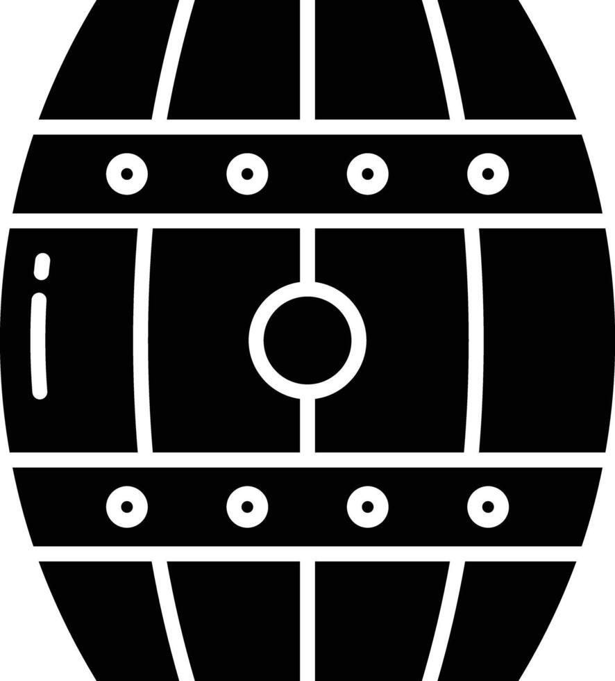 barrel solid glyph illustration vector