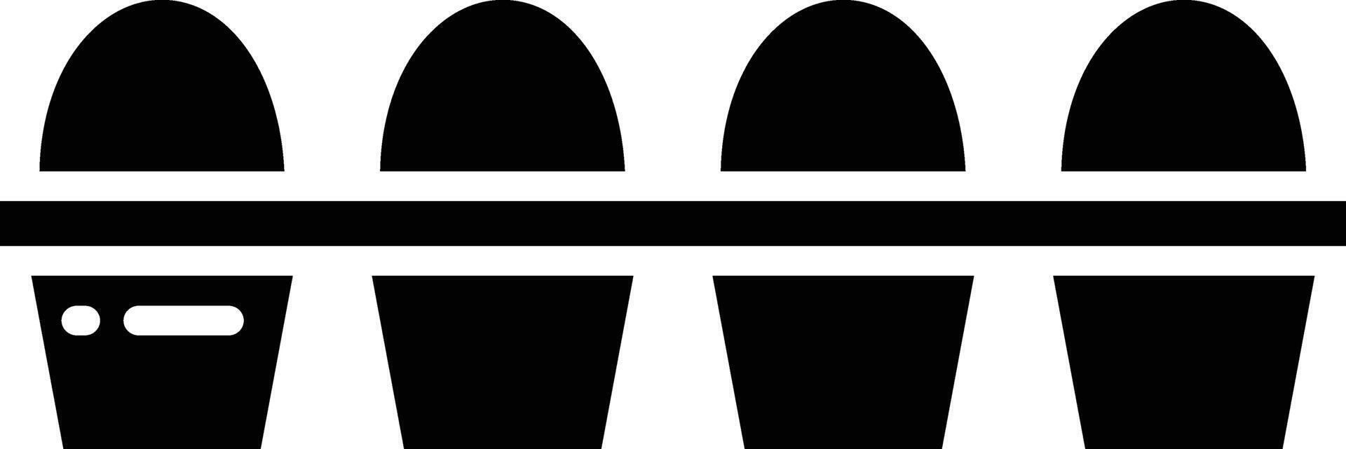 egg package solid glyph illustration vector