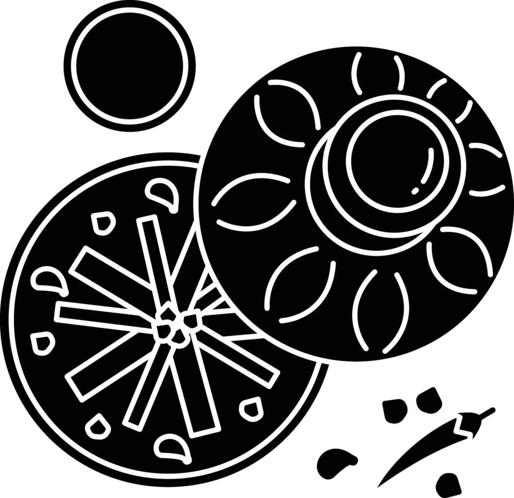 Tagine solid glyph illustration vector