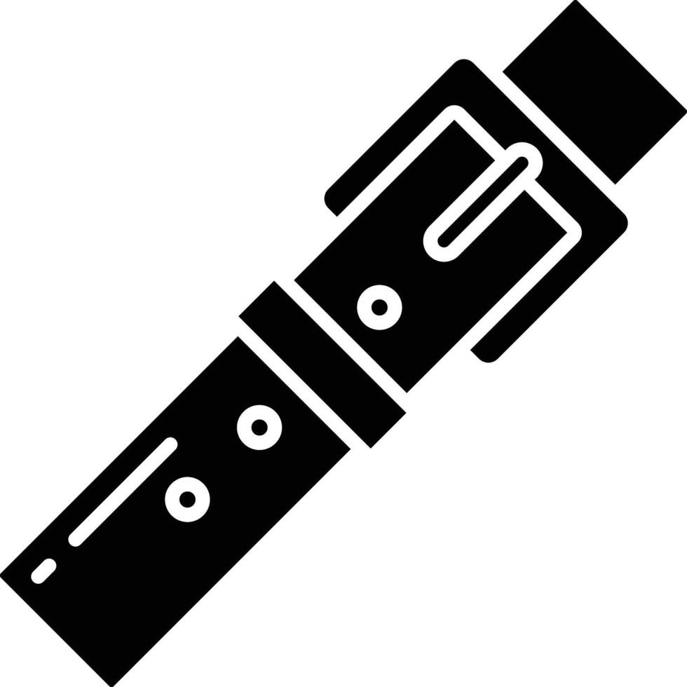 Belt solid glyph illustration vector