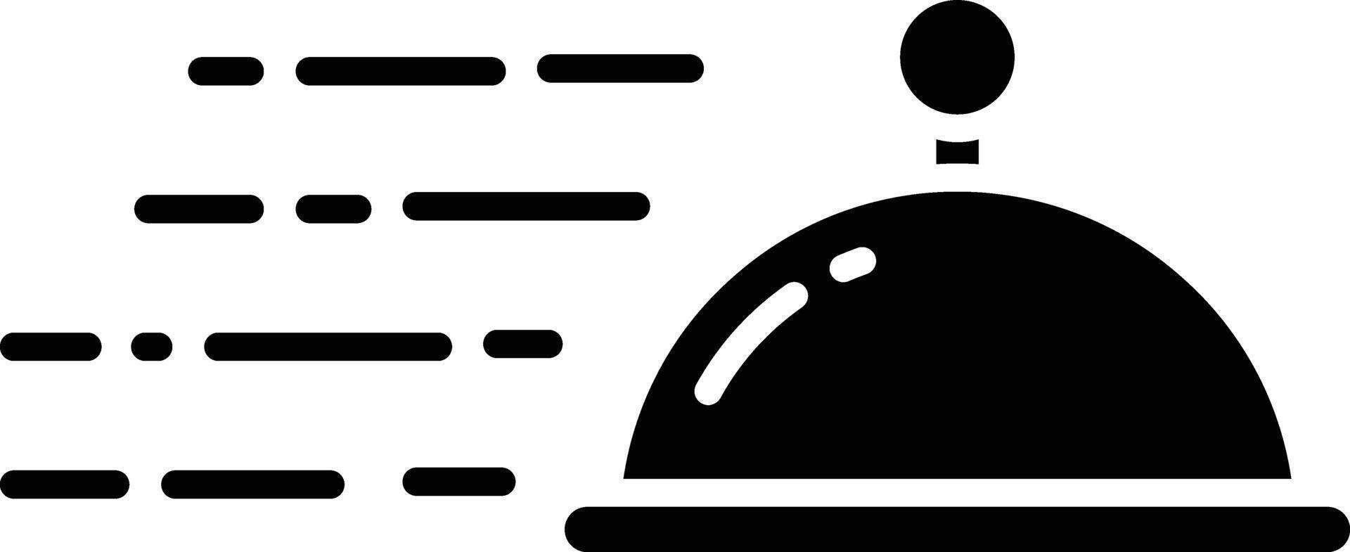 cooking lid solid glyph illustration vector