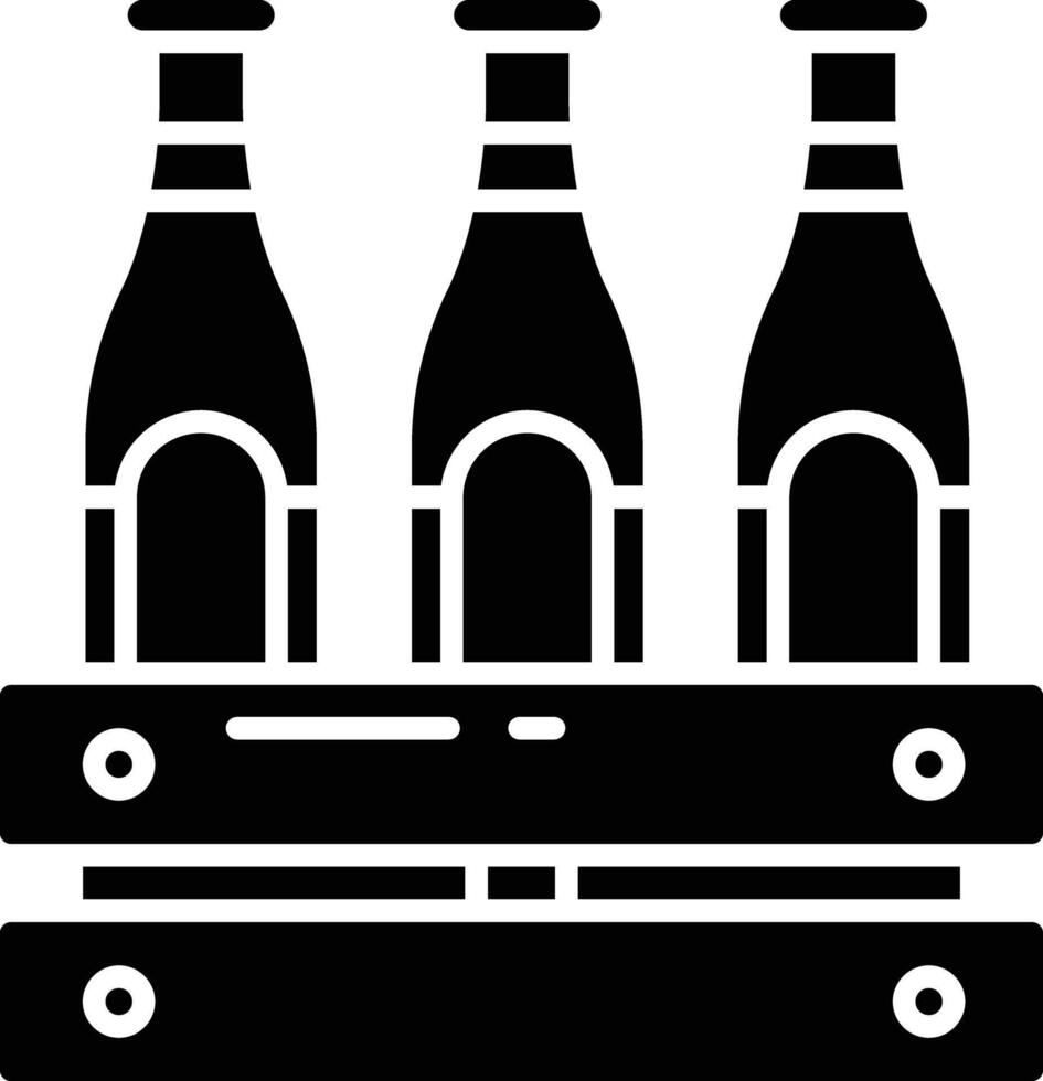 bar solid glyph illustration vector