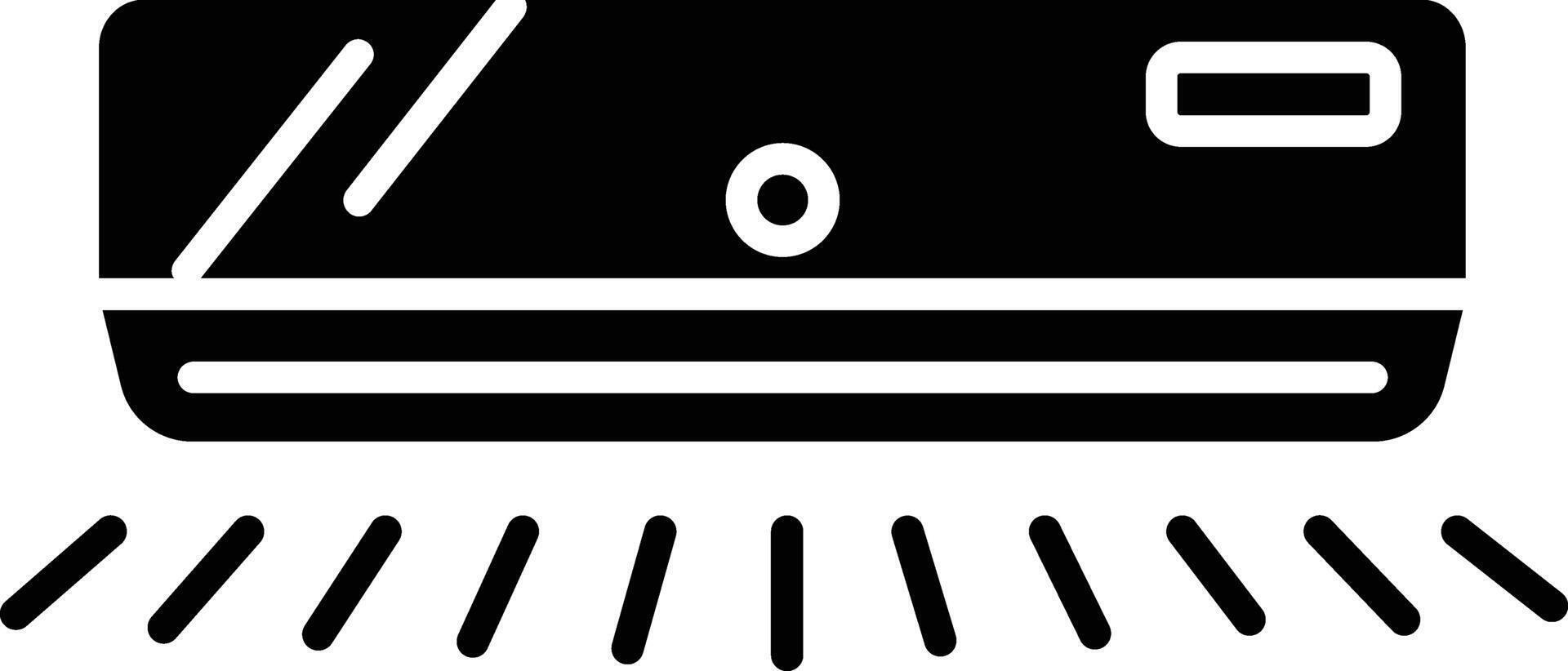 AC solid glyph illustrations vector