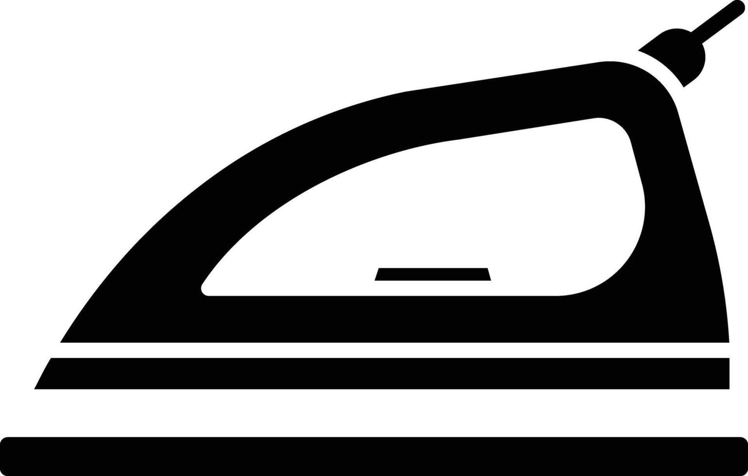 Iron Box solid glyph illustrations vector