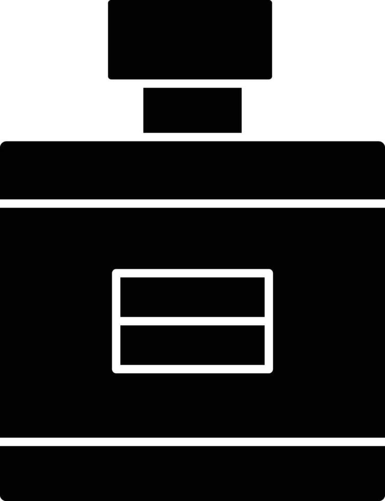 After shave solid glyph illustration vector