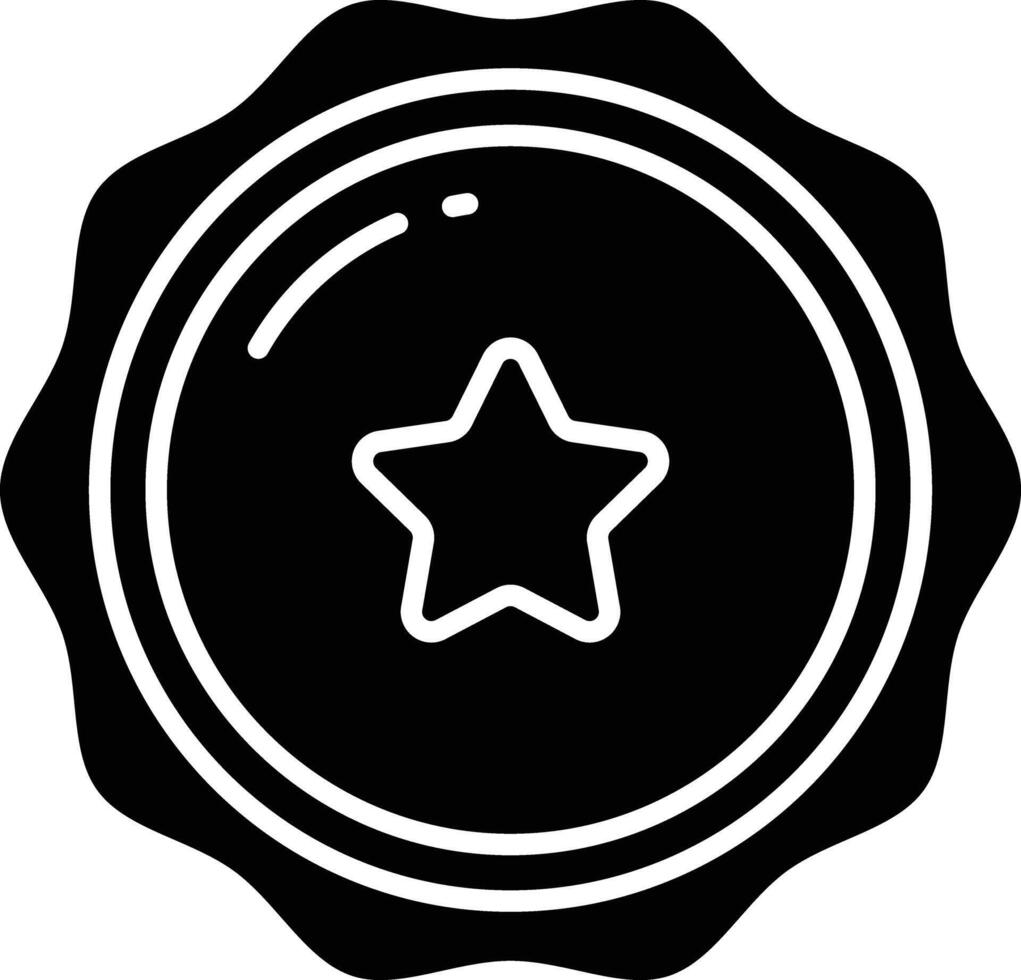 bottle cap solid glyph illustration vector