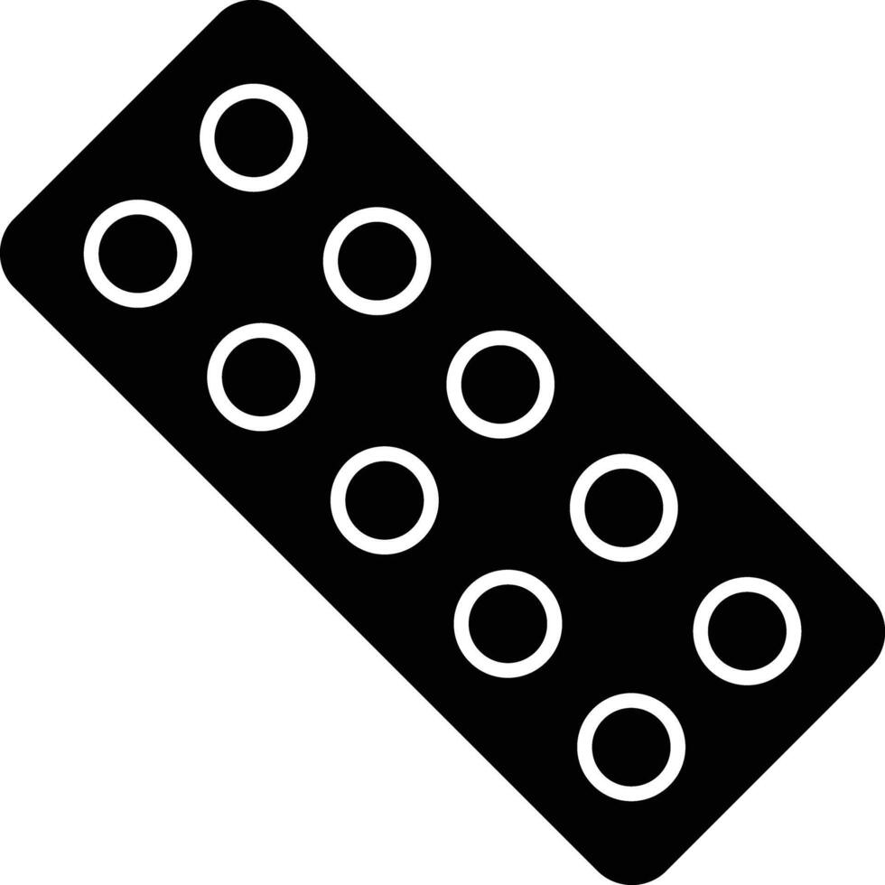 tablet sheet solid glyph illustration vector