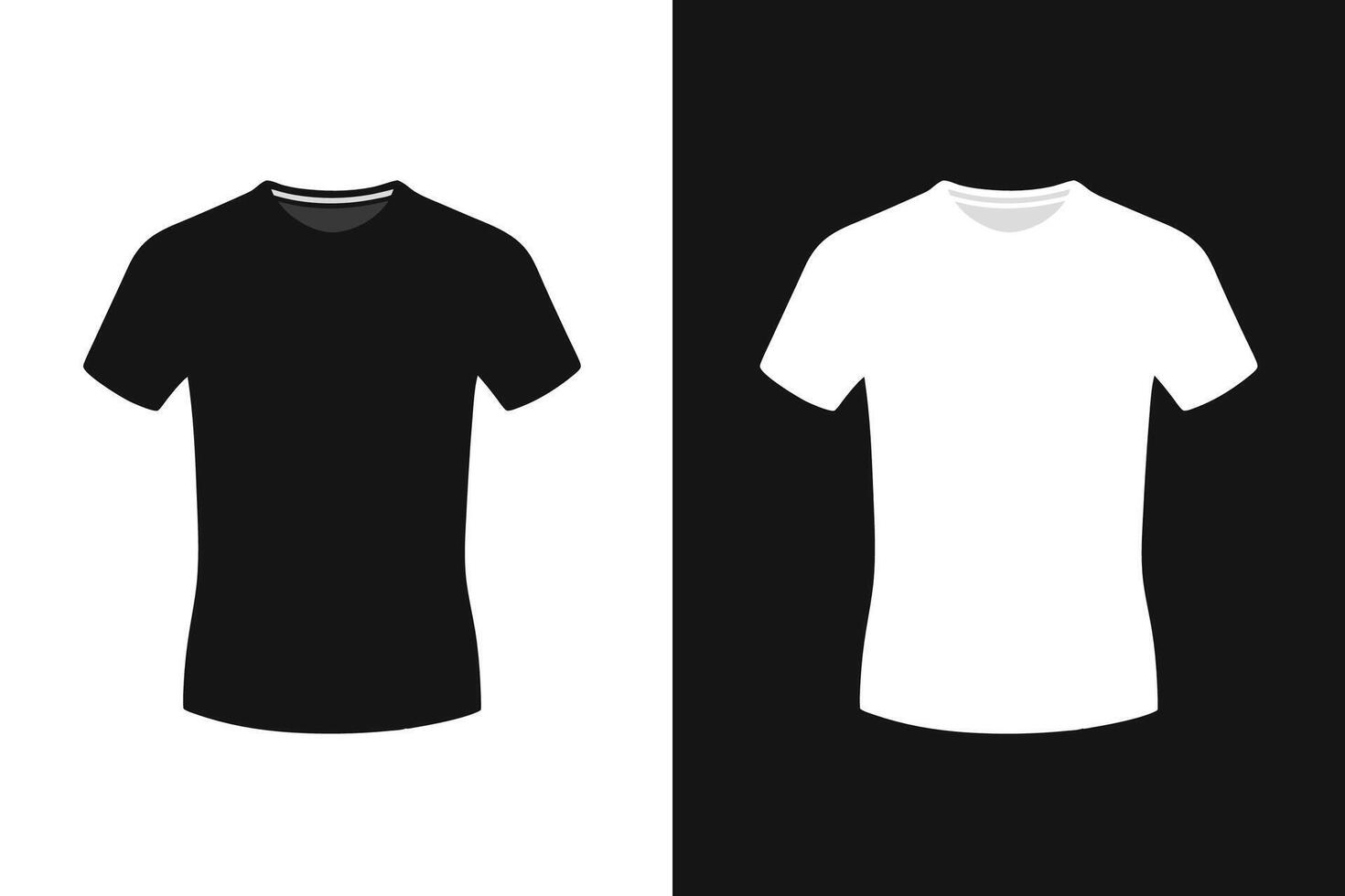 Black Color Bella Canvas T shirt Mockup vector