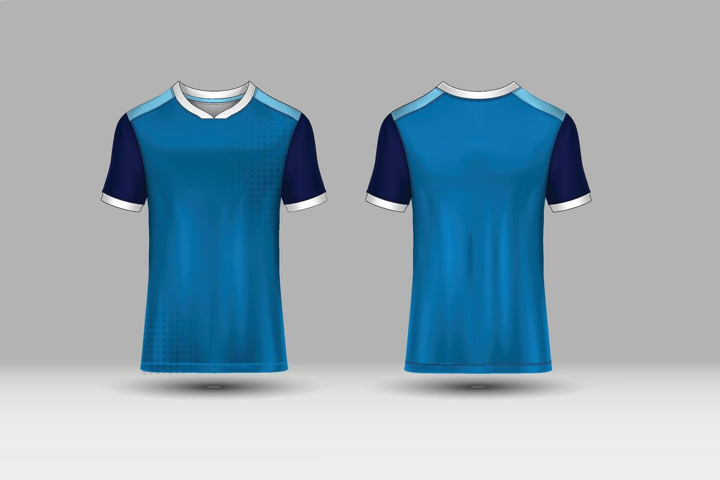 Football jersey mockup abstract geometric pattern sport t-shirt design vector
