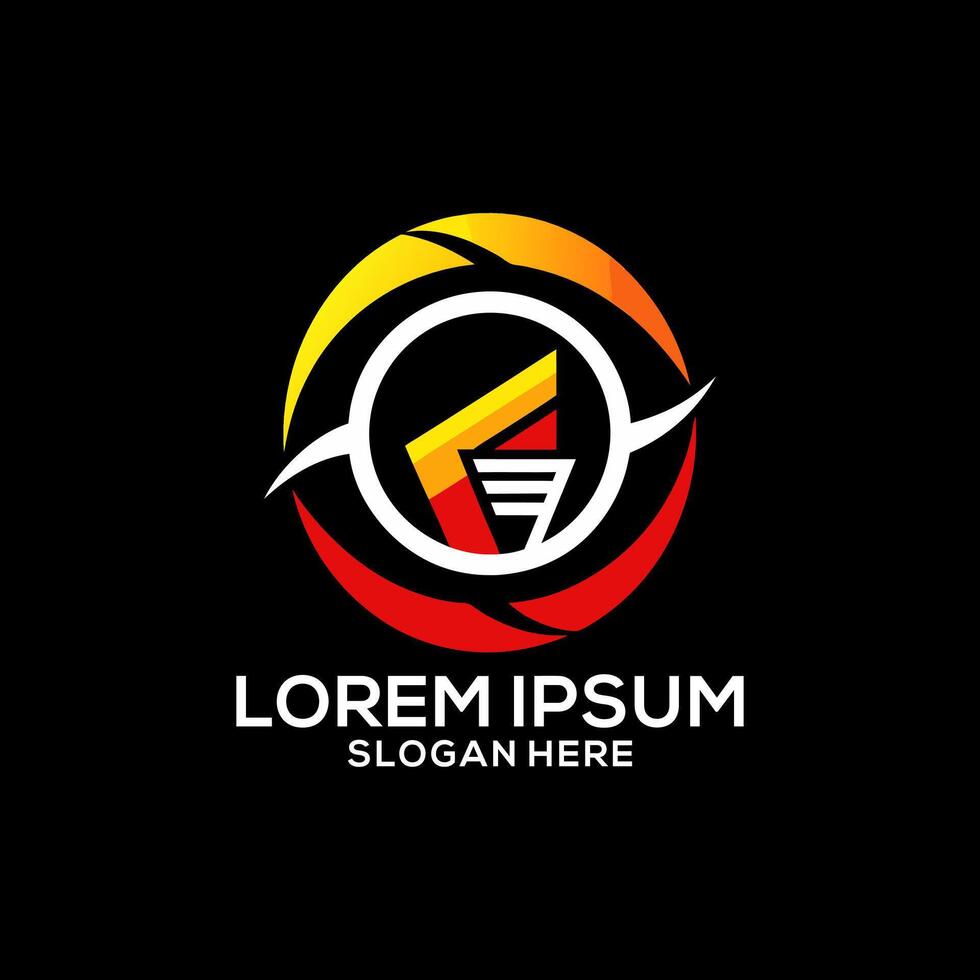 Ecommerce business logo, Ecommerce digital brand logo, Digital business logo, colorful logo for business. vector