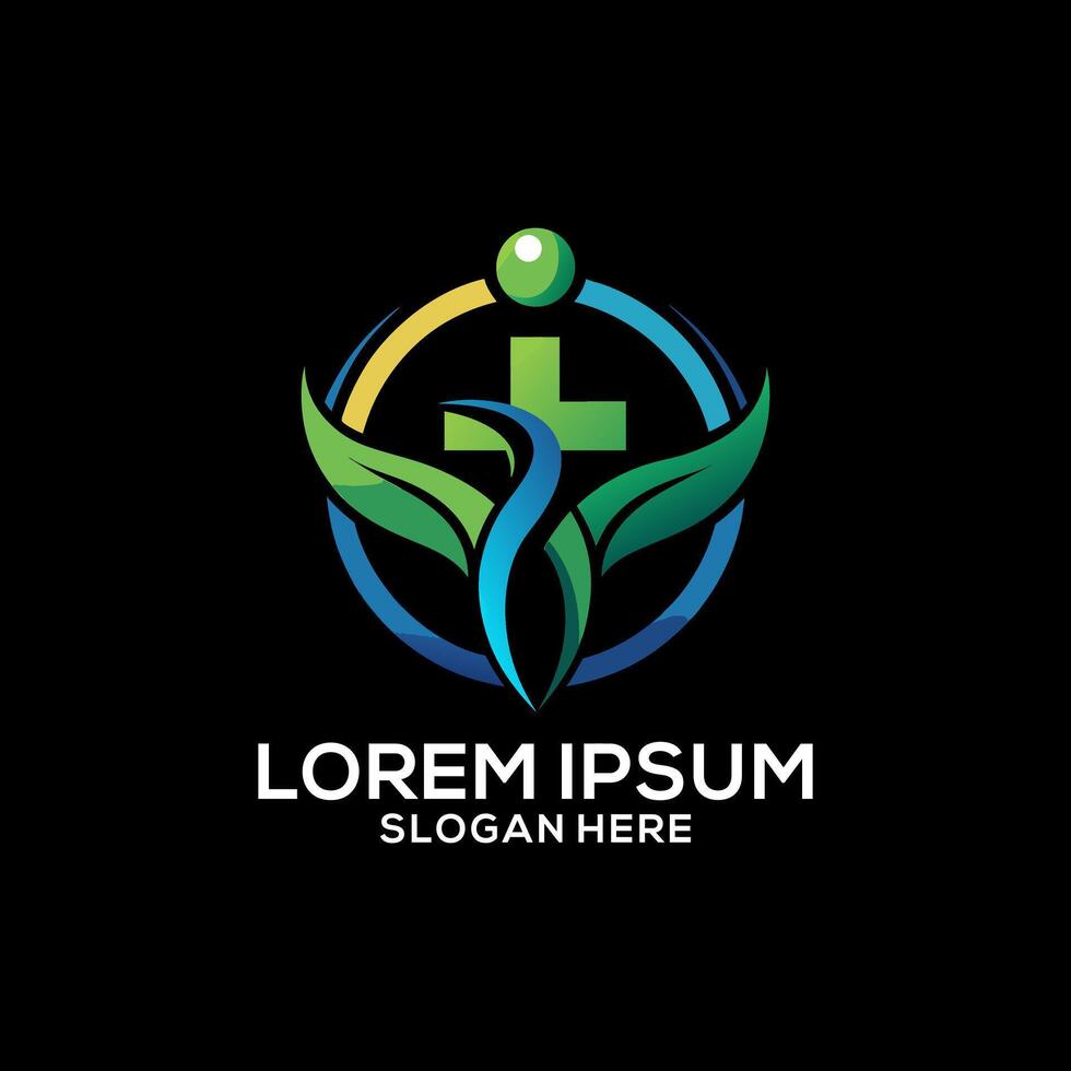 Health care logo. Crown Health care Logo Template. Health care logo . vector