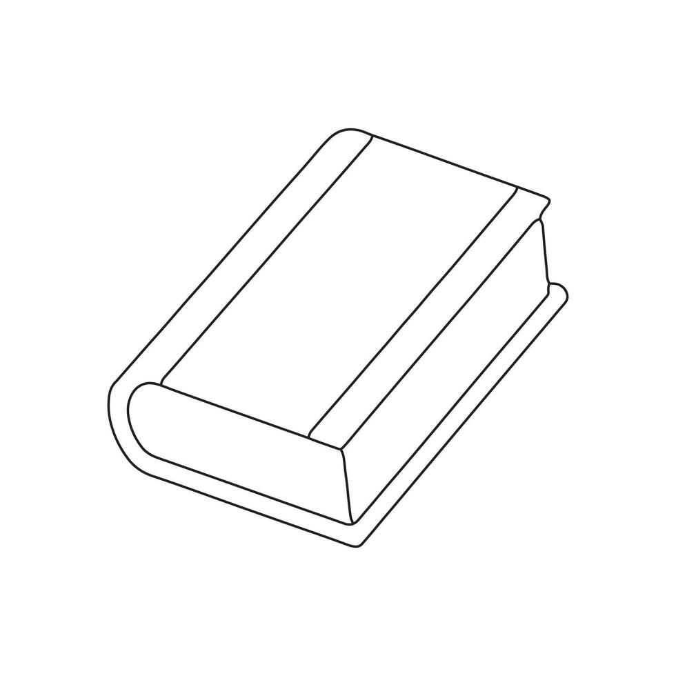 book outline icon, line art logo, design. vector