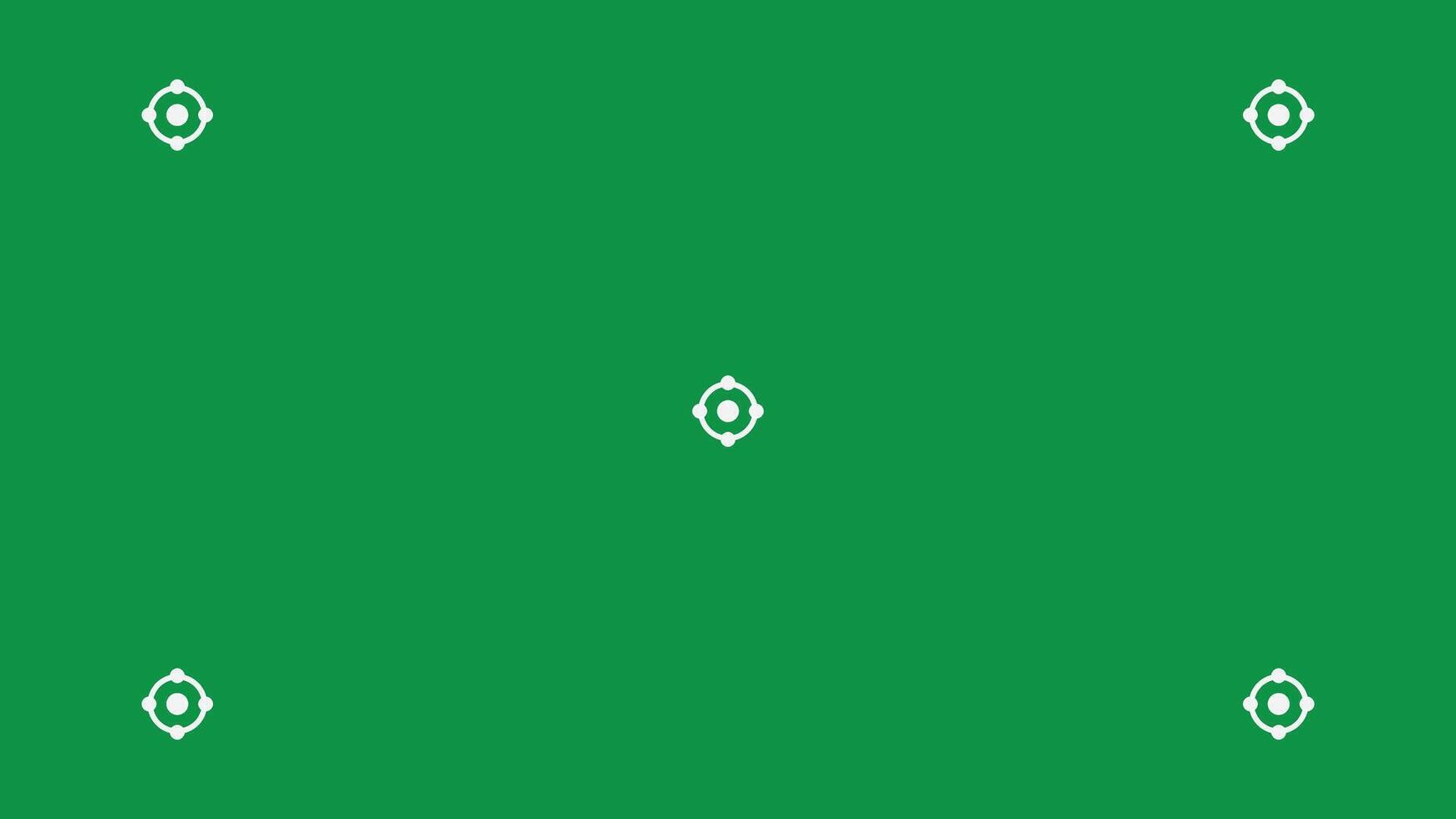 Green screen background, VFX motion tracking markers. Art design green screen backdrop template. vector