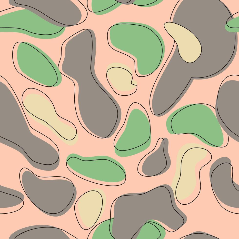 Modern abstract background camouflage pastel pattern. Illustration design flyer poster greeting material product magazine cover story post social media event party pography banner promo sale ad vector