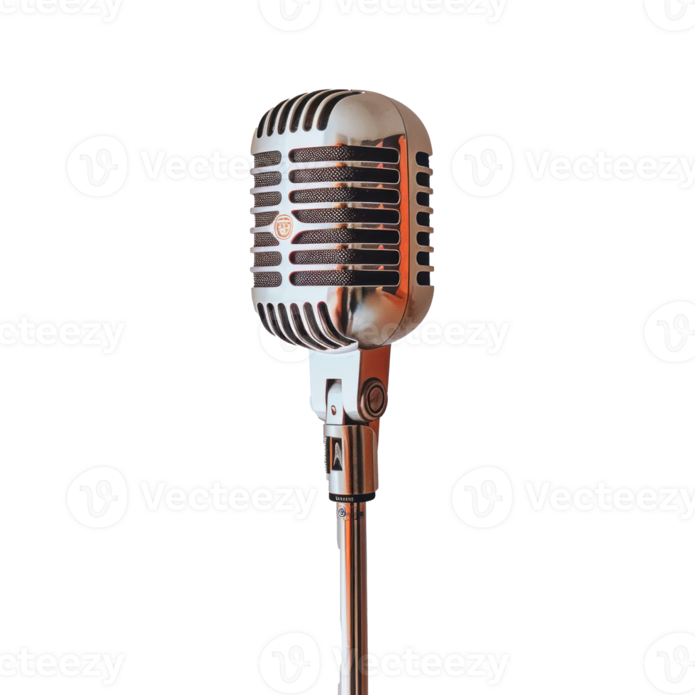 microphone on transparent background png