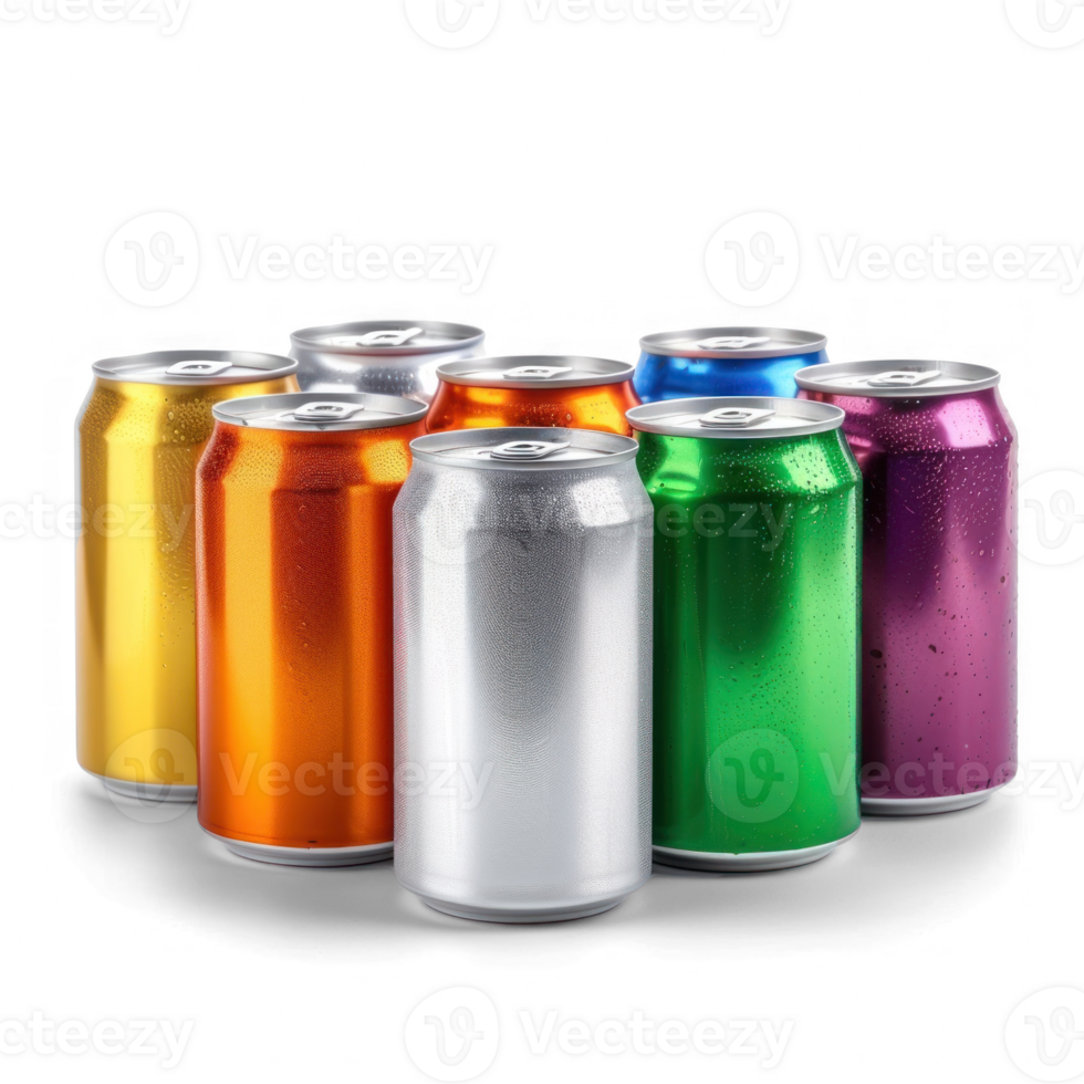 a can of soda on transparent background png