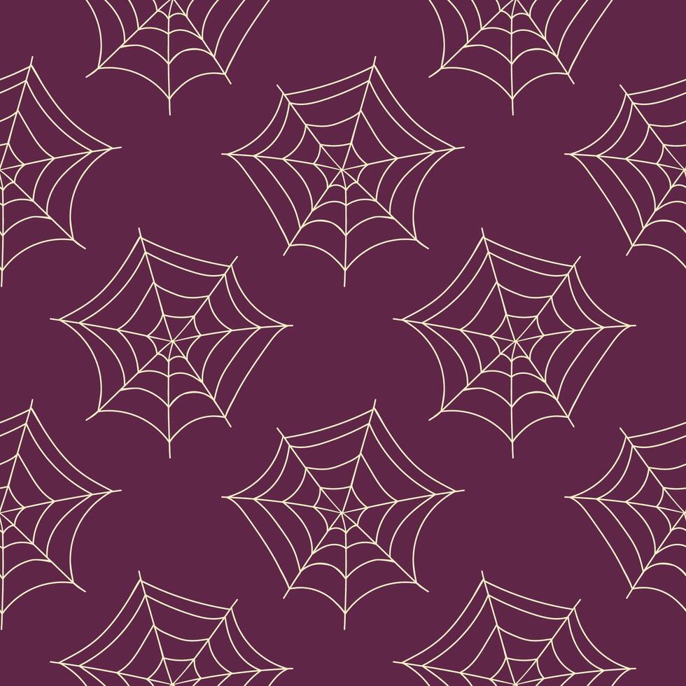 Halloween Seamless Patterns for Background, Digital Paper With Web vector