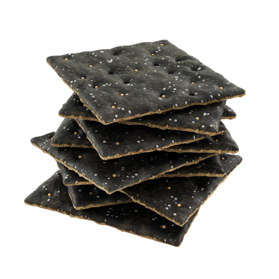 Biscoito Bolacha Cracker Preta png