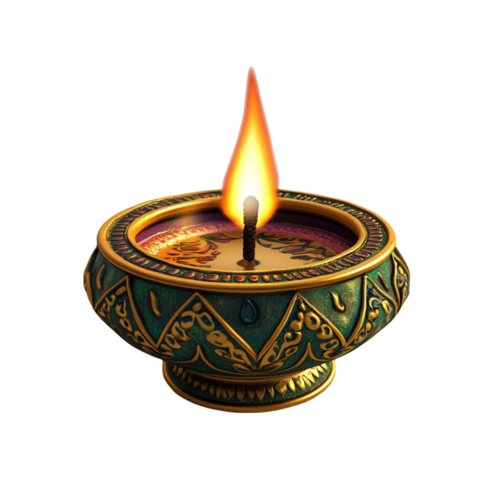 Diwali Burning Diya png