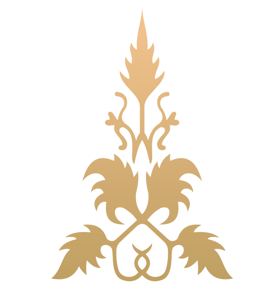 Indonesian Riau Malay motif pattern, Pucuk Rebung, suitable for batik motifs, clothing motifs, woven songket batik, decoration. png