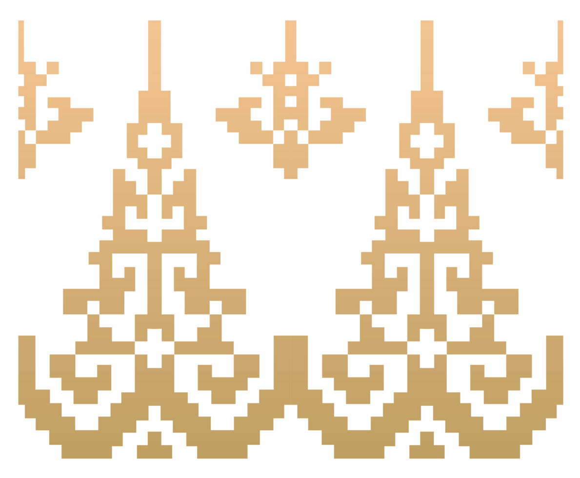 motif design pattern on Indonesian Riau Malay songket woven cloth, pucuk rebung , good for use for songket cloth, clothing motifs, banners png