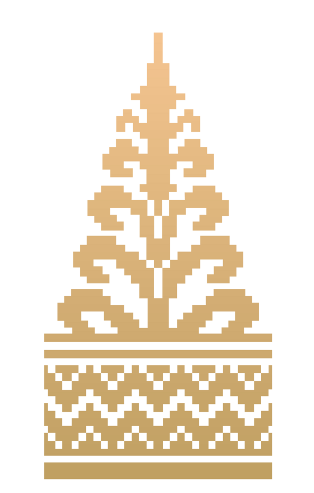 motif design pattern on Indonesian Riau Malay songket woven cloth, pucuk rebung, good for use for songket cloth, clothing motifs, banners png