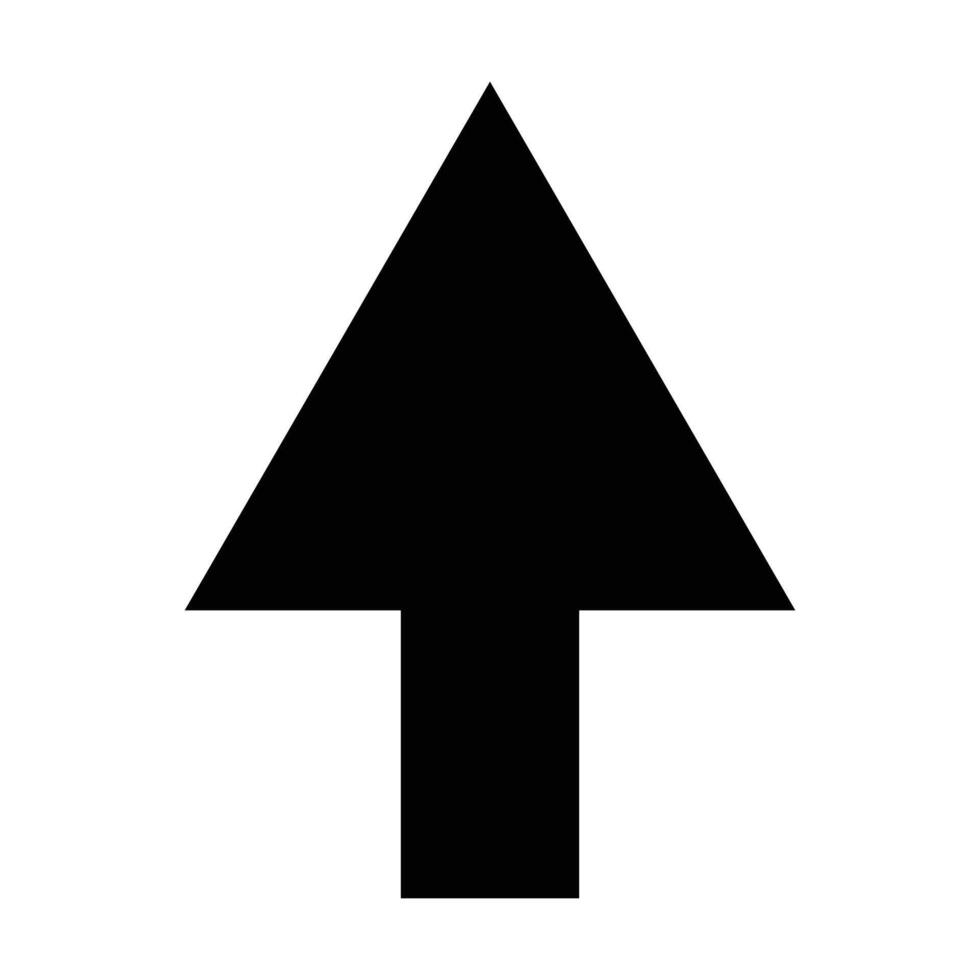 arrow icon on white background vector