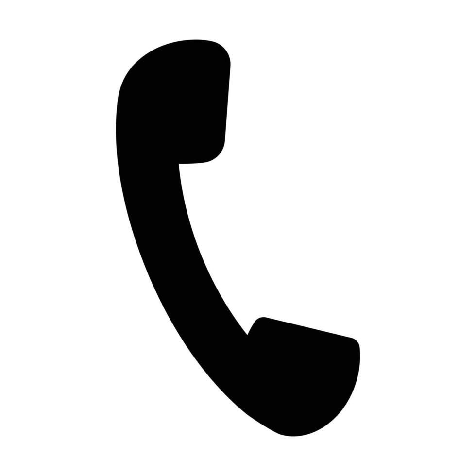 call icon on white background vector