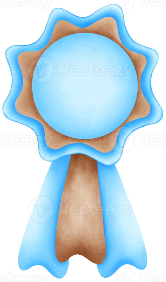 watercolor medal illustration png